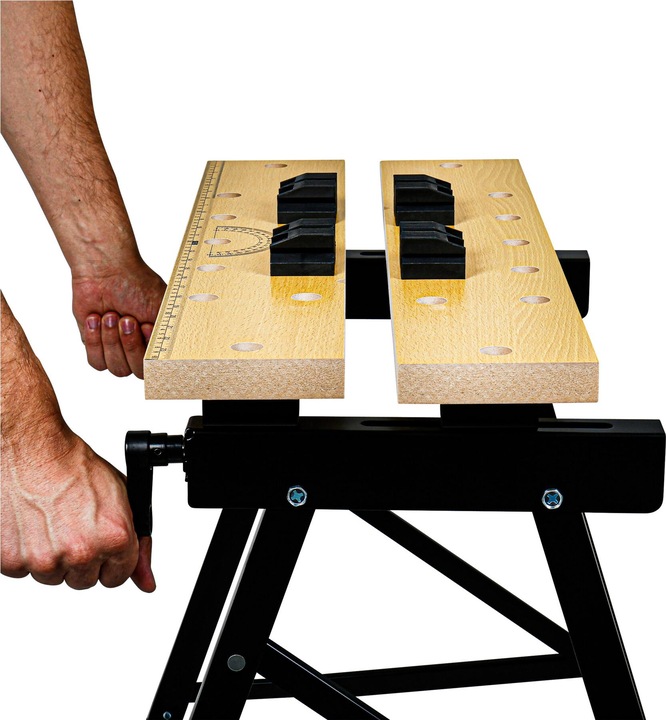 Actual product image Stier Work and clamping table, folding, 150 kg (63.50 cm, 60.50 cm)