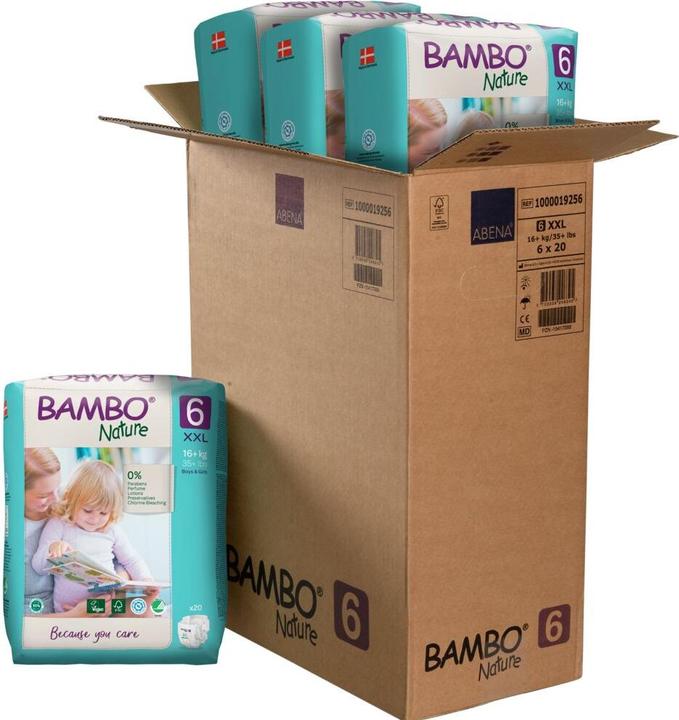 Actual product image Bambo Bio diapers (Size 6, Pack, 20 Piece)