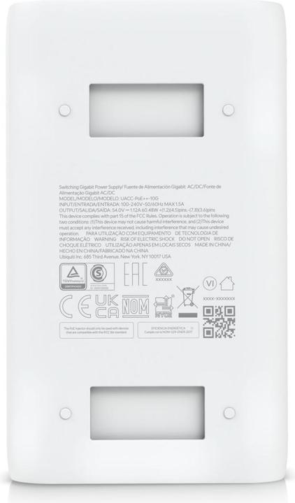 Actual product image Ubiquiti 10G PoE++ (802.3bt (PoE++), 60 W)