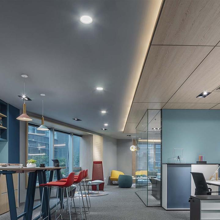 Produktbild V-TAC LED-Einbauleuchte VT-61018, EEK: E, W 18, 1980 lm, 4000 K, Ø 221 mm, weiss (1980 lm)