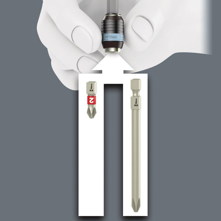 Actual product image Wera Kraftform Kompakt 60 Stainless Imperial (1/8,3/32,3/16,5/32")
