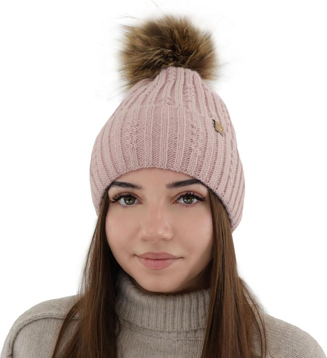Image du produit Maxte Damen-Wintermütze – Savona mit Bommel (Taille unique)