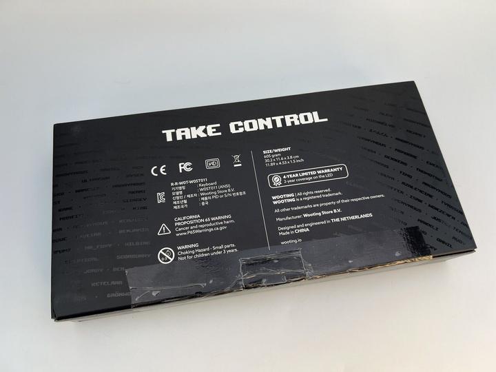 Produktbild Wooting 60HE+ - US-ANSI - Linear60 (Rev1) - Gaming Tastatur - Uden Numpad - US International - Sort (Eng. Int., Kabelgebunden)