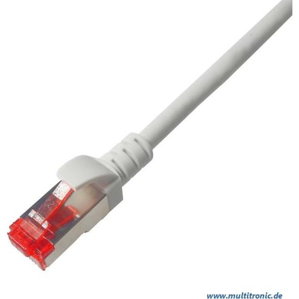Brackton Patchkabel Cat.6 SF/UTP 500MHz HF 2m weiss (U/UTP, CAT6, 2 m), Netzwerkkabel