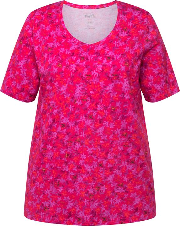 Produktbild Ulla Popken Shirt, gemustert, Rundhals, Halbarm (68)