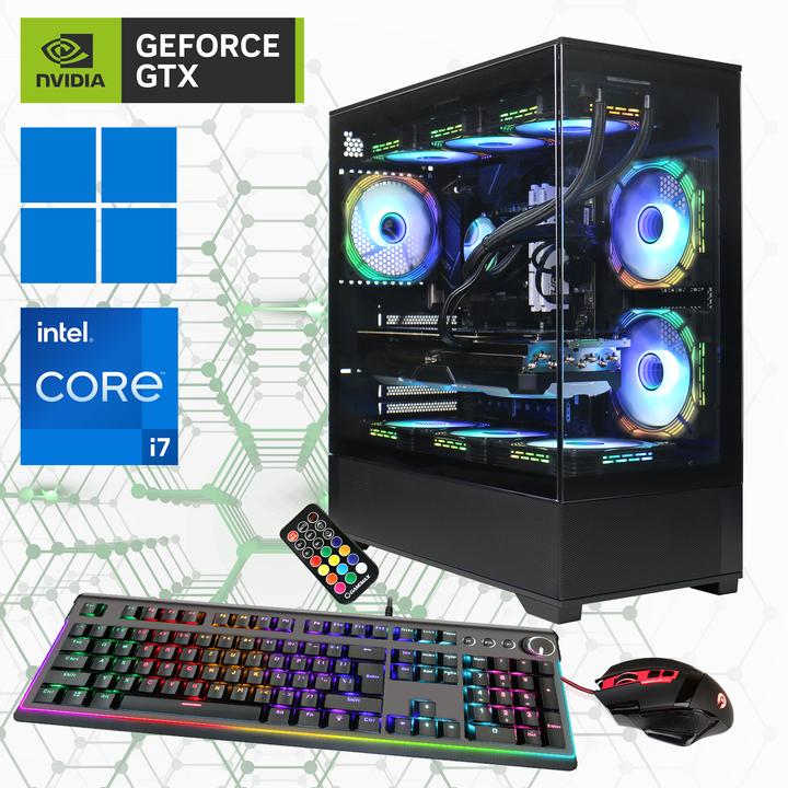 Actual product image Hyrican Gamemax Vista AB 7208 i7-14700KF 32GB/2TB SSD RTX 4070Ti Win11 PCK07208 (Intel Core i7-14700KF, 32 GB, 2000 GB, GeForce RTX 4070 Ti)