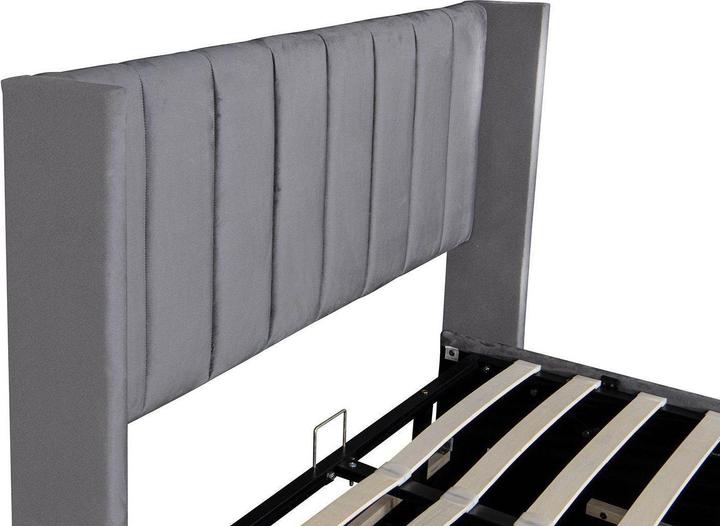 Image du produit Juskys Lit rembourré Savona (120 x 200 cm)