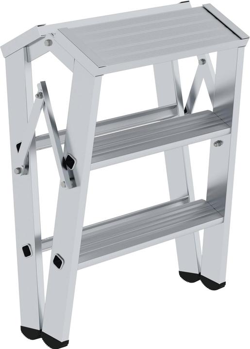 Produktbild Munk Klapppodest beidseitig begehbar 2x3 Stufen (Trittleiter, 79 cm)