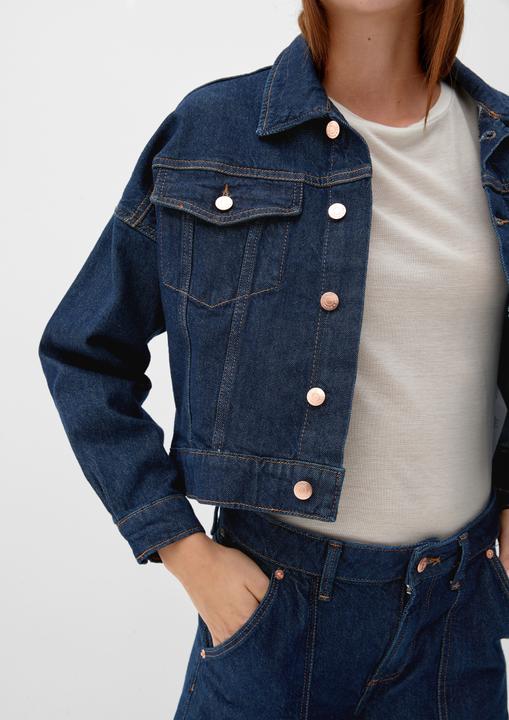 Immagine prodotto s.Oliver Indoor-Jacke Denimjacke im Boxy-Stil (L)