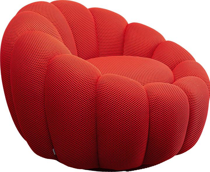 Produktbild Kare Design Drehsessel Peppo Bloom Rot