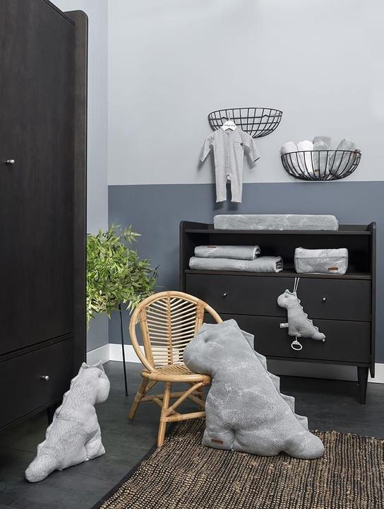 Actual product image Baby's only Marble storage basket, grey silver-grey