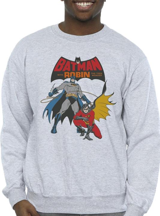 Actual product image Mens Batman And Robin Cotton Sweatshirt (L)