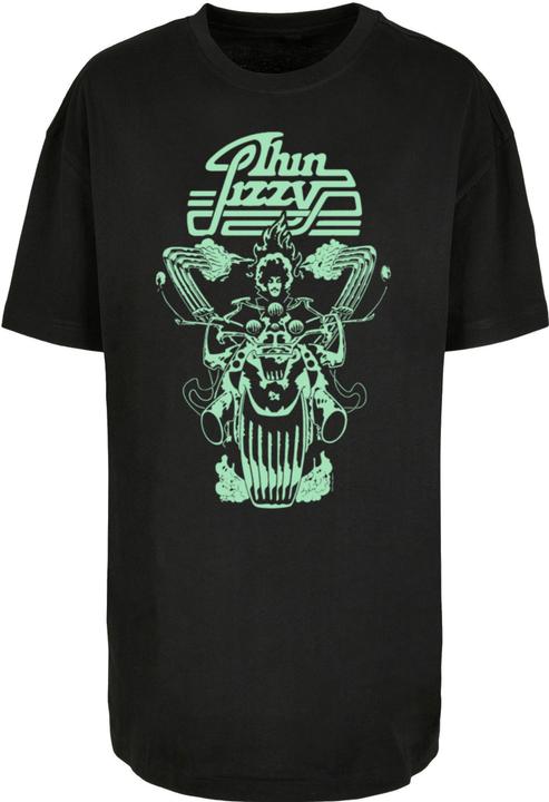 Produktbild Merchcode Ladies Thin Lizzy - Rocker Flames Oversized Boyfriend Tee - 160045 (M)