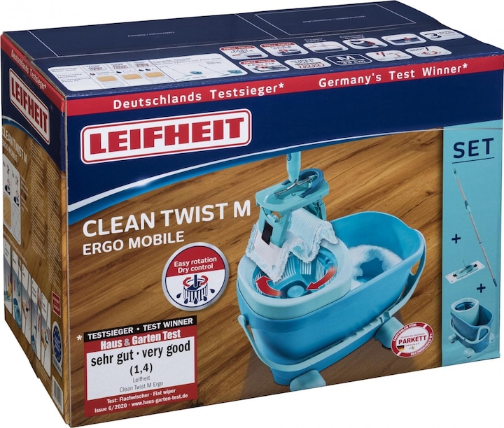 Produktbild Leifheit Set CLEAN TWIST M Ergo Mobile (1 Stk.)