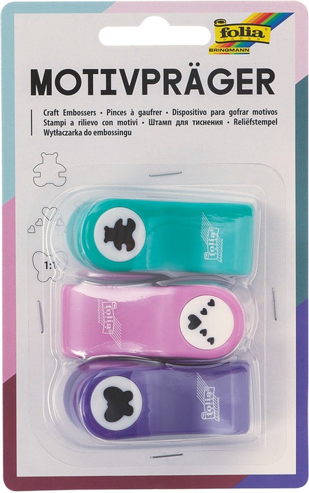 Actual product image Folia Motif embosser WHOLE YEAR MOTIVES, set 2