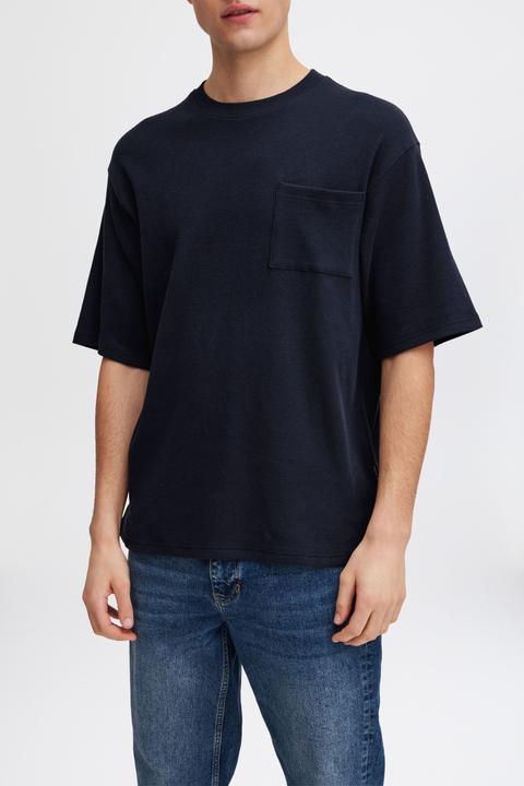 Actual product image Casual Friday CFTue 0146 relaxed waffle tee 20505100 (XL)