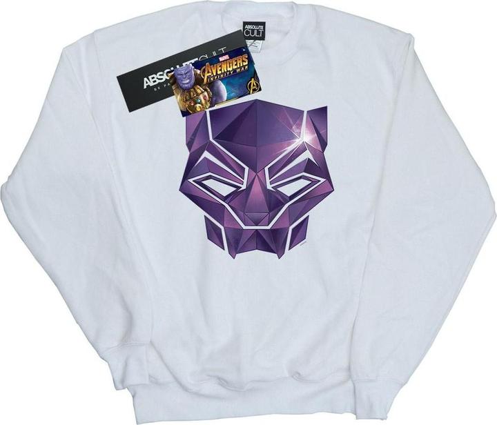 Avengers Infinity War Black Panther Geometric Sweatshirt Jungen (140, 146)