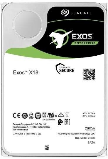 Productafbeelding Seagate Exos X18 Standard (14 TB, 3.5", CMR)