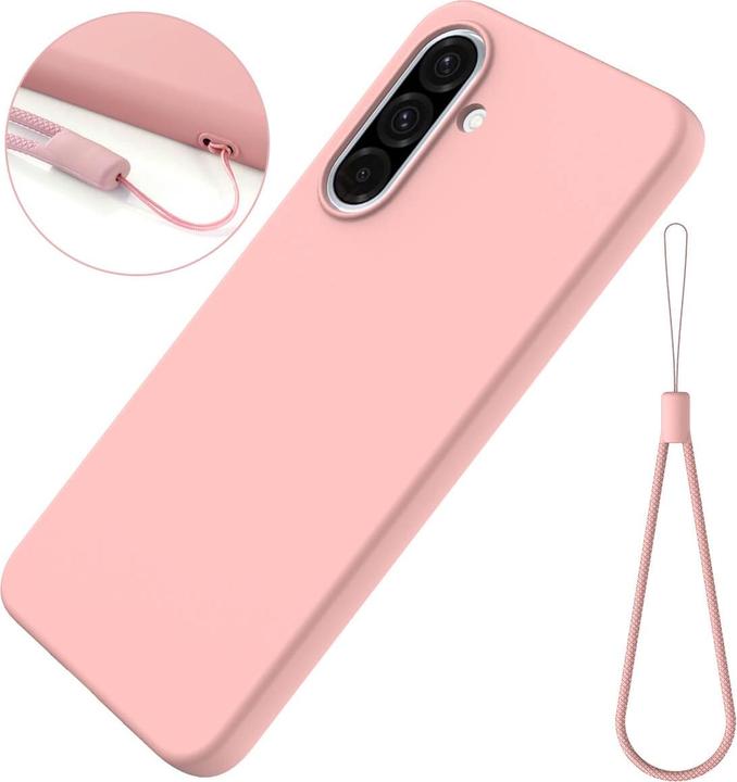 Produktbild Cover-Discount Galaxy A37 Silikon Gummi Hülle mit Riemen (Samsung Galaxy A37)