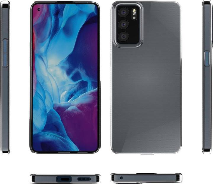 Produktbild Cover-Discount OPPO Reno6 - Silikon Case Hülle transparent (Oppo Reno 6)