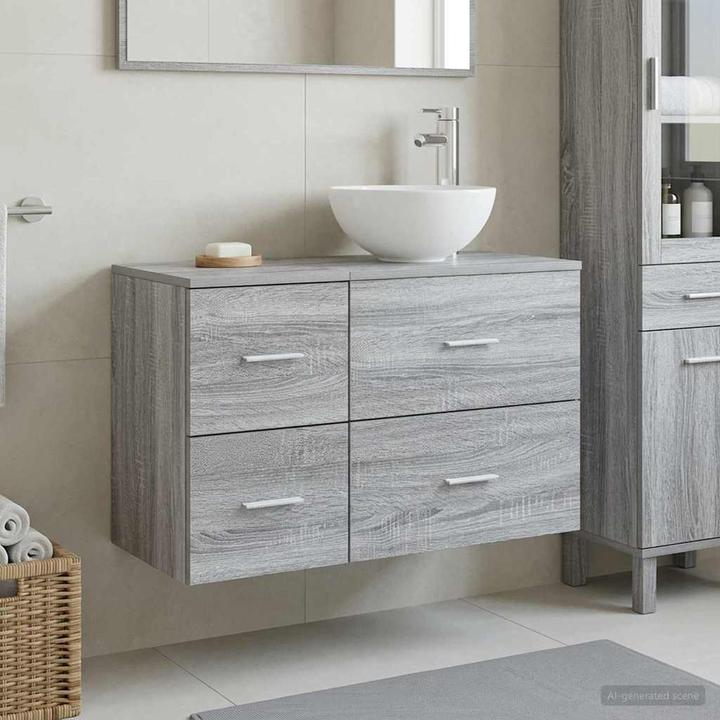 Produktbild vidaXL Badezimmerschrank Set