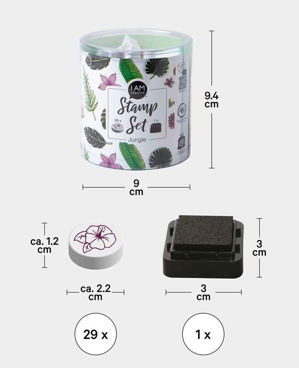 Immagine prodotto I Am Creative Stempelset Jungle