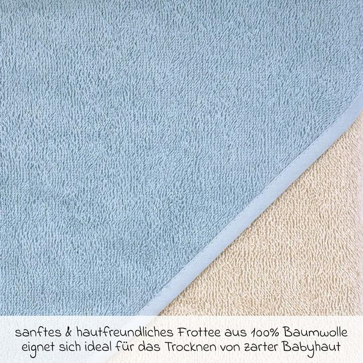 Produktbild Kapuzenbadetücher & Handtücher Kapuzenbadetuch 80 x 80 cm - Greige Stah