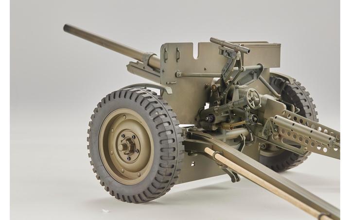 Actual product image RocHobby Trailer Anti-tank gun M3 1:6 (RTR Ready-to-Run)
