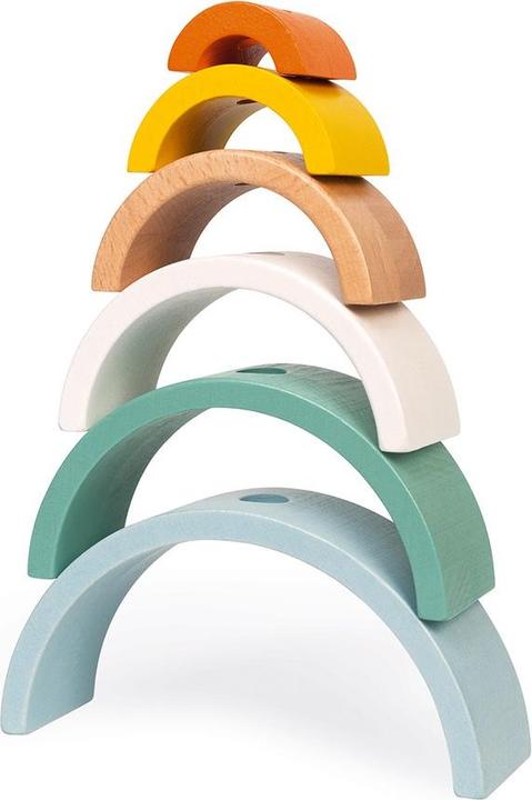 Actual product image Janod Pull-along turtle rainbow