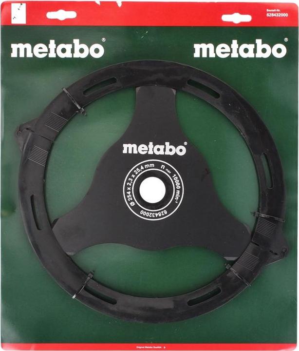 Produktbild Metabo Dickichtmesser (Rasentrimmer, Rasenmäher Messer + Ersatzmesser Gartenmaschinen)