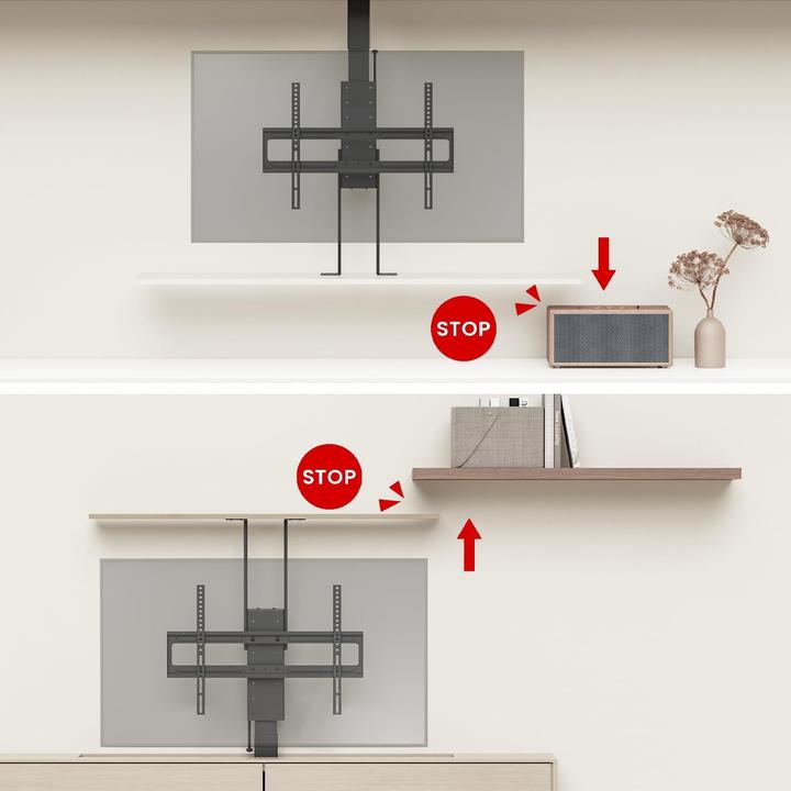Produktbild Maclean Supporto TV Elettrico per Soffitto e Pavimento (60 kg, 43" - 88")