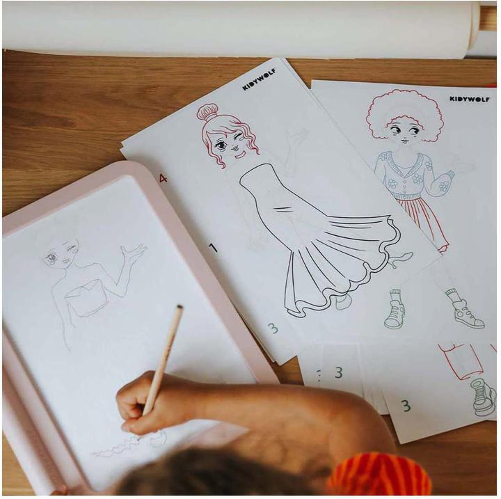 Image du produit Kidywolf Leuchtende Designtafel rosa