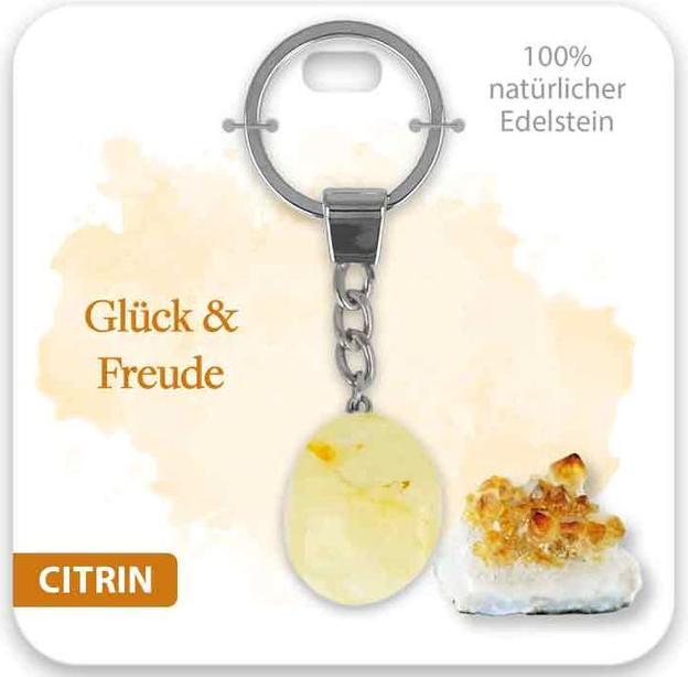 Produktbild BB Klostermannn Schlsselanhnger Edelstein Citrin