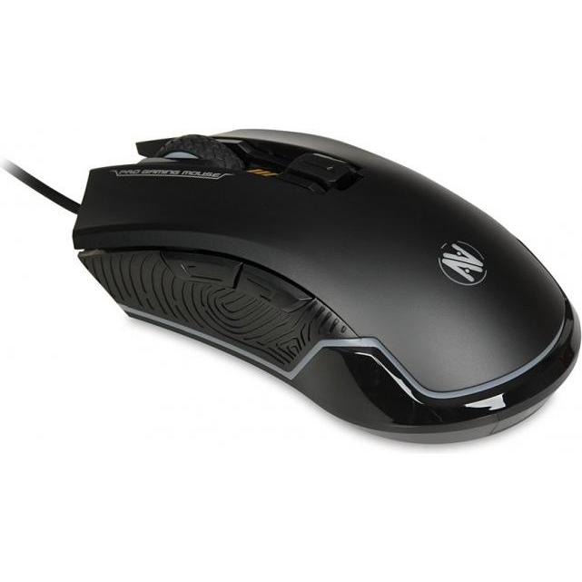 Thumbnail - iBox AURORA A-3 Maus rechts USB Typ-A Optisch 6200 DPI (Kabelgebunden), Maus, Schwarz