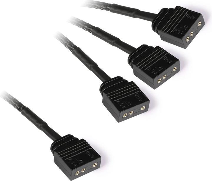 Immagine prodotto Alphacool KAB Sdoppiatore a Y aRGB da 3 pin a 3x 3 pin 30 cm