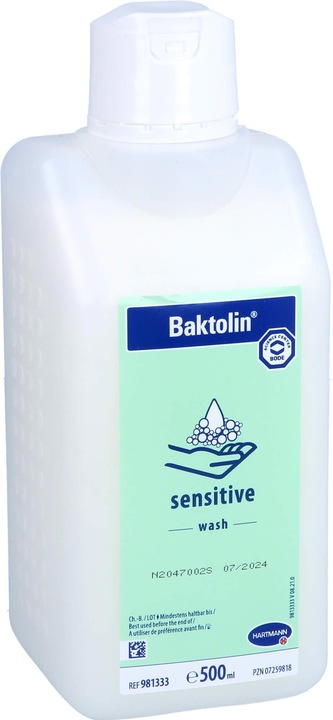 Actual product image Baktolin sensitive washing lotion Lot (Liquid soap, 500 ml)