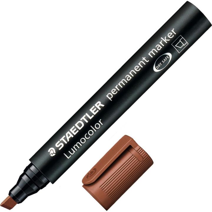 Image du produit Staedtler 350 Marqueur Lumoc perm brun (1x)