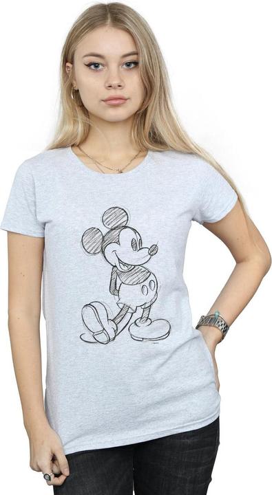 Immagine prodotto Disney Mickey Mouse Sketch Kick Maglietta Donna (L)