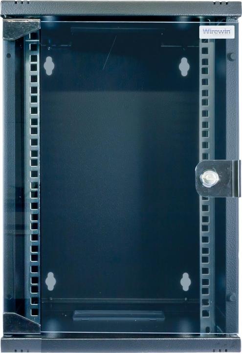 Produktbild Wirewin WCAB 10 312X300X9U BL Rack 9U Wandmontiertes Regal Schwarz (10 HE, 10 Zoll Rack)