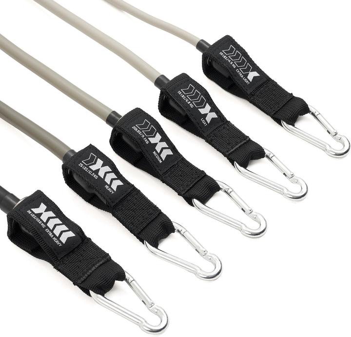 Image du produit Zipro Reistance Tubes Kit de câbles en caoutchouc avec accessoires (11 pièces)