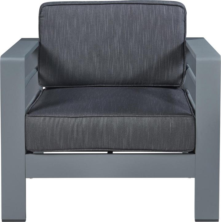 Actual product image Casa.Pro Outdoor armchair set with table Avise 3-piece aluminium