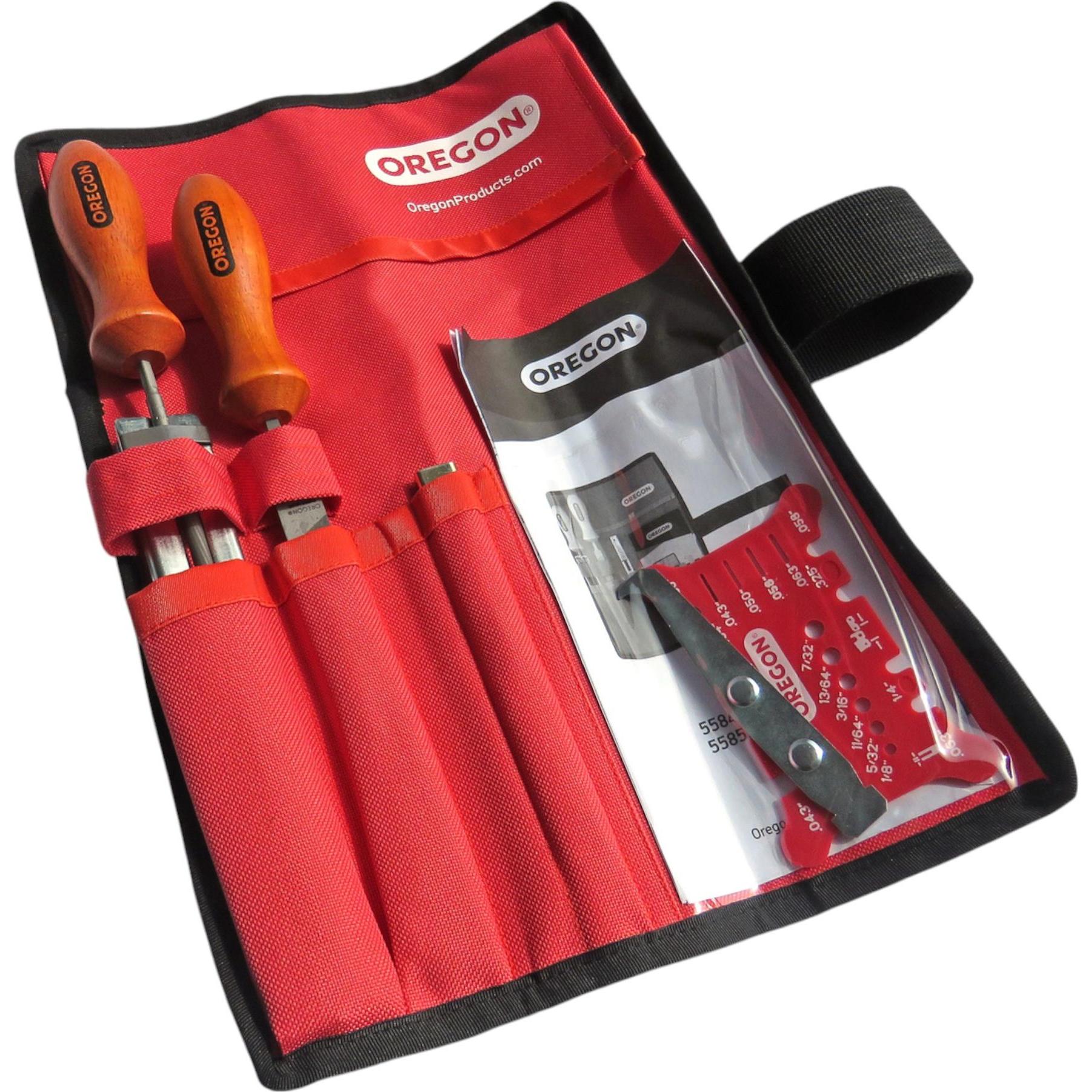 Oregon, Raspel + Feile, Schärfsatz 5.5 mm, 7/32" Rolletui