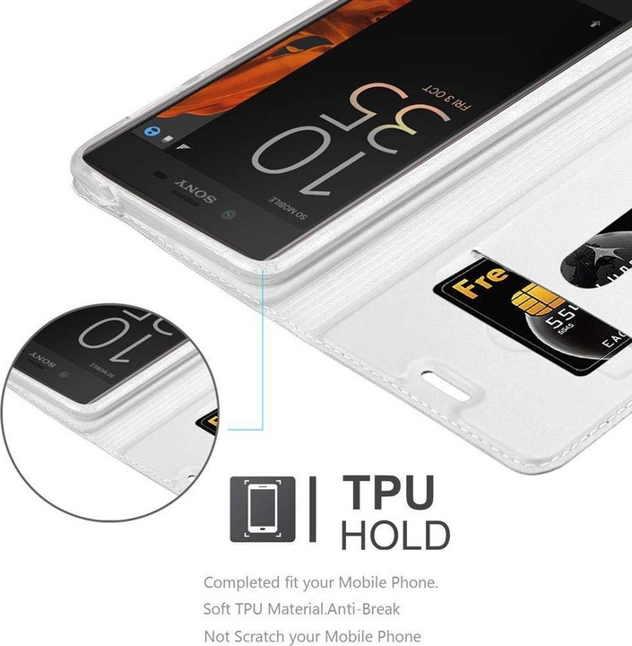 Actual product image Cadorabo Book Classy Style Cover (Sony Xperia XZ)
