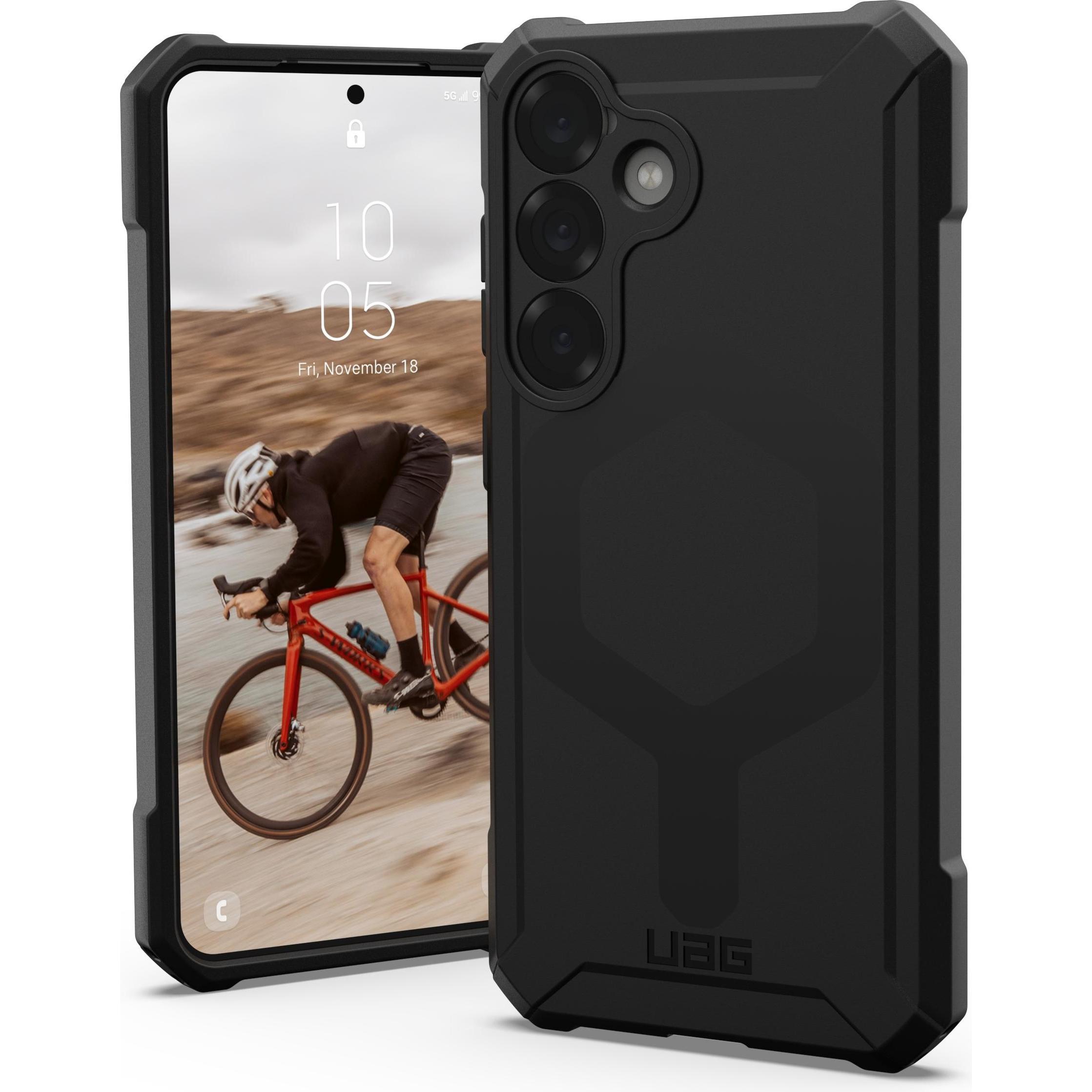 UAG Essential Armor with Magnet (Samsung Galaxy S25), Smartphone Hülle, Schwarz