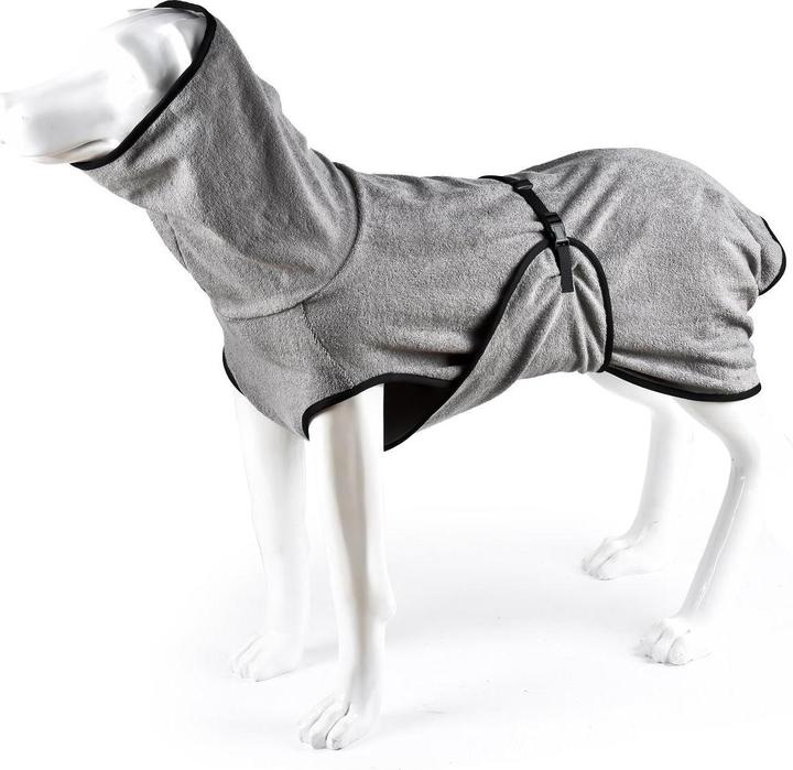 Produktbild Deek Pets Bademantel XS, 40 cm, Anthrazit (XS, Hundebademantel)