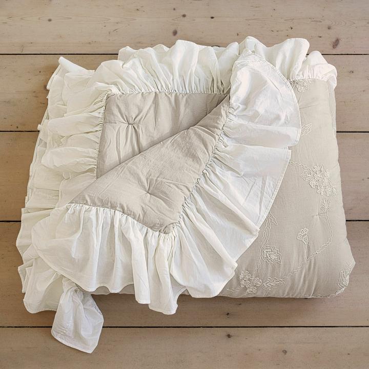 Immagine prodotto Loberon Trapunta Clarissa grigio (260 x 240 cm)