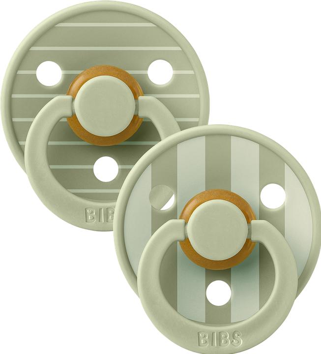 Immagine prodotto Bibs Studio Nuggi Colour 2 PACK Latex Round 6-12m Pin Sage Mix (2 x, 6 - 12 M.)