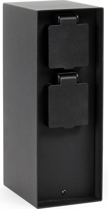Image du produit Wiltec 2-Multiprise de Jardin Usage extérieur Acier fin 2 Voies Borne Indice IP44 avec Minuterie
