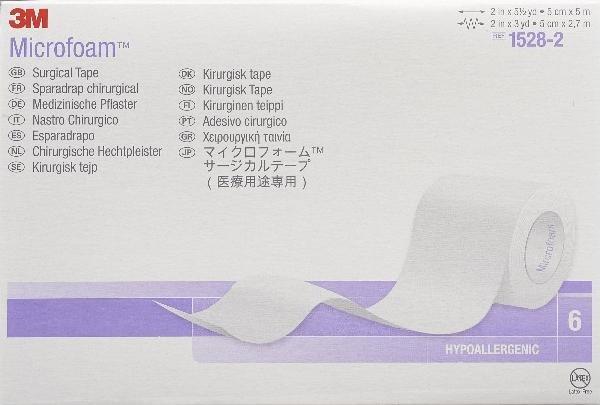 Produktbild 3M Microfoam Schaumstoffpflaster 50mmx5m (6 x)