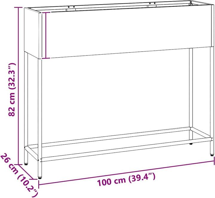 Produktbild vidaXL Gartenblumentopf
